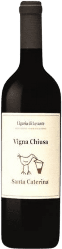 Free Shipping | Red wine Santa Caterina Vigna Chiusa I.G.T. Liguria di Levante Liguria Italy Sangiovese, Canaiolo, Ciliegiolo Organic 75 cl