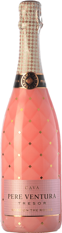 18,95 € 送料無料 | ロゼスパークリングワイン Pere Ventura Tresor Rosé on the Rocks Brut D.O. Cava