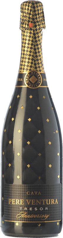 26,95 € Free Shipping | White Sparkling Wine Pere Ventura Tresor Aniversary Brut Grand Reserve D.O. Cava