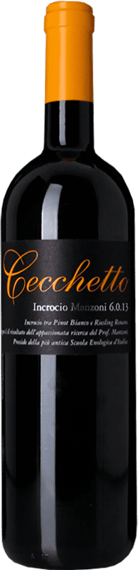 Envio grátis | Vinho branco Cecchetto I.G.T. Marca Trevigiana Vêneto Itália Manzoni Bianco 75 cl