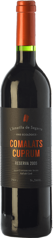 免费送货 | 红酒 Comalats Cuprum 预订 D.O. Costers del Segre 加泰罗尼亚 西班牙 Cabernet Sauvignon 75 cl