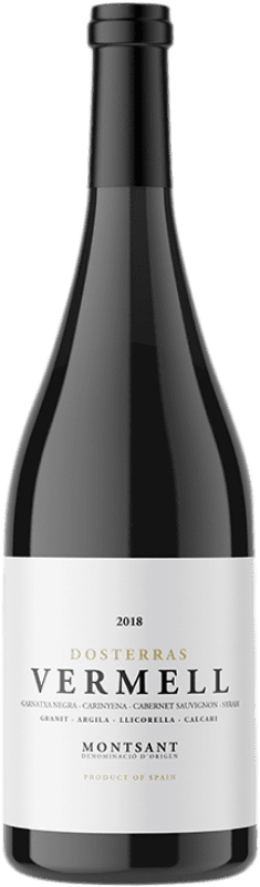 免费送货 | 红酒 Dosterras Vermell 岁 D.O. Montsant 加泰罗尼亚 西班牙 Tempranillo, Syrah, Grenache, Cabernet Sauvignon, Samsó 75 cl