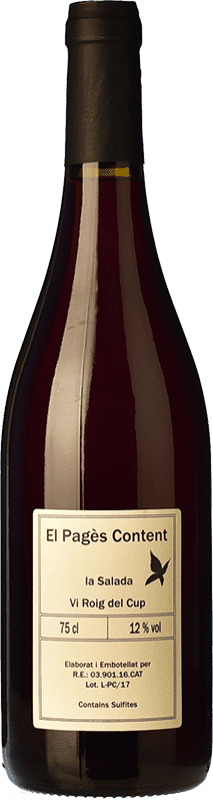 13,95 € | Vin rouge La Salada El Pagès Content Chêne Espagne Grenache Blanc, Sumoll, Macabeo, Xarel·lo, Parellada 75 cl