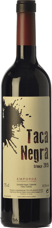 9,95 € | Красное вино Marià Pagès Taca Negra старения D.O. Empordà Каталония Испания Merlot, Grenache, Cabernet Sauvignon 75 cl