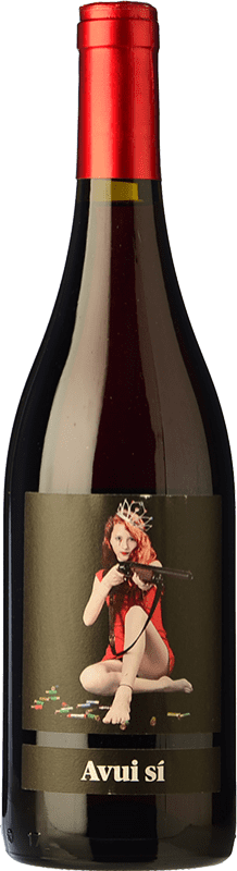 Free Shipping | Red wine Mas Patiràs Avui Sí Negre Young D.O. Empordà Catalonia Spain Syrah Organic 75 cl