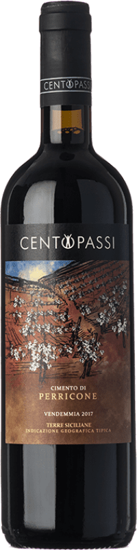 12,95 € | Red wine Centopassi Cimento I.G.T. Terre Siciliane Sicily Italy Perricone Bottle 75 cl