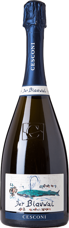 49,95 € Envoi gratuit | Blanc mousseux Cesconi Blauwal Extra- Brut Réserve D.O.C. Trento