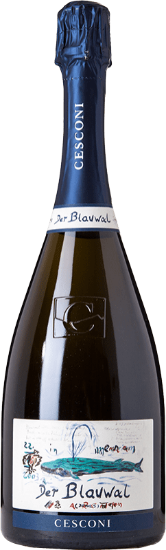 49,95 € | Espumante branco Cesconi Blauwal Extra Brut Reserva D.O.C. Trento Trentino-Alto Adige Itália Chardonnay 75 cl