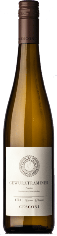 19,95 € | Белое вино Cesconi D.O.C. Trentino Трентино-Альто-Адидже Италия Gewürztraminer 75 cl