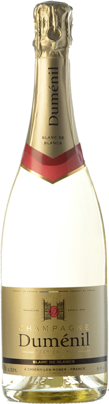 送料無料 | 白のスパークリングワイン Duménil Brut — ブリュット 1er Premier Cru, Blanc de Blancs A.O.C. Champagne シャンパン フランス Chardonnay — シャルドネ 75 cl