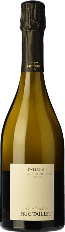 免费送货 | 白起泡酒 Eric Taillet Exclusiv'T Extra Brut — 特干型起泡酒 A.O.C. Champagne 香槟酒 法国 Pinot Meunier — 黑皮诺·莫尼耶 75 cl