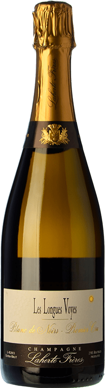 送料無料 | 白スパークリングワイン Laherte Frères Longues Voyes ブルットの自然 A.O.C. Champagne シャンパン フランス Pinot Black 75 cl