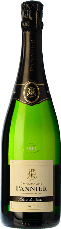 47,95 € | Белое игристое Pannier Blanc de Noirs брют A.O.C. Champagne шампанское Франция Pinot Black 75 cl