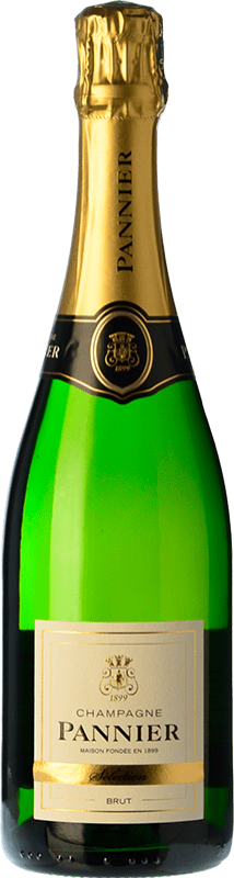 32,95 € | Espumante branco Pannier Sélection Brut A.O.C. Champagne Champagne França Pinot Preto, Chardonnay, Pinot Meunier 75 cl