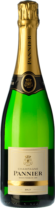Envoi gratuit | Vin Mousseux Blanc Pannier Brut Sélection A.O.C. Champagne Champagne France Pinot Noir, Chardonnay, Pinot Meunier 75 cl