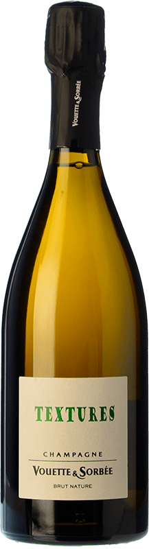 送料無料 | 白スパークリングワイン Vouette & Sorbee Textures ブルットの自然 A.O.C. Champagne シャンパン フランス Pinot White 75 cl