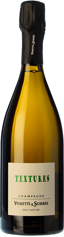 Kostenloser Versand | Weißer Sekt Vouette & Sorbee Textures Brut Natur A.O.C. Champagne Champagner Frankreich Weißburgunder Ökologisch 75 cl