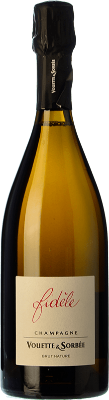 Kostenloser Versand | Weißer Sekt Vouette & Sorbee Cuvée Fidele Extra Brut A.O.C. Champagne Champagner Frankreich Spätburgunder Ökologisch 75 cl