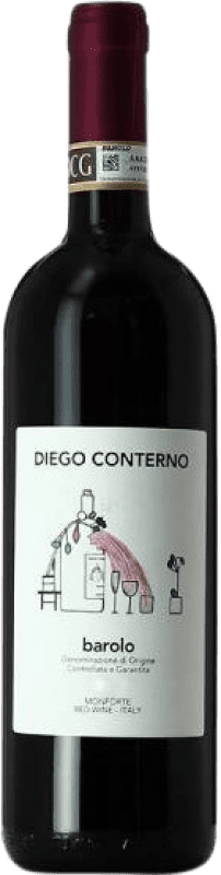 Free Shipping | Red wine Diego Conterno D.O.C.G. Barolo Piemonte Italy Nebbiolo 75 cl