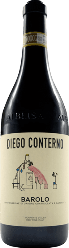 Бесплатная доставка | Красное вино Diego Conterno D.O.C.G. Barolo Пьемонте Италия Nebbiolo — Неббиоло 75 cl