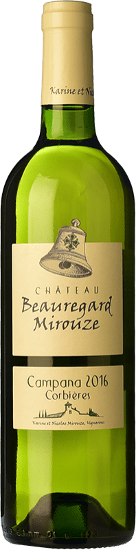 11,95 € 送料無料 | 白ワイン Château de Beauregard Mirouze Campana Blanc I.G.P. Vin de Pays Languedoc 有機