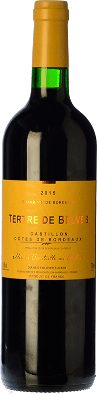 11,95 € 免费送货 | 红葡萄酒 Château de Bourron Tertre de Belvès Crianza — 陈酿 A.O.C. Côtes de Castillon