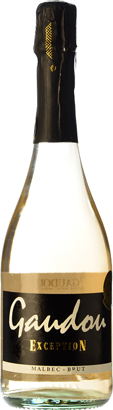 Бесплатная доставка | Белое игристое вино Château de Gaudou Exception Brut — брют Франция Malbec — Мальбек 75 cl