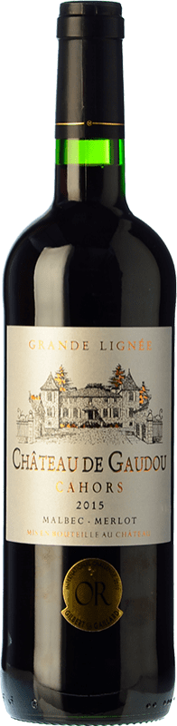 免费送货 | 红酒 Château de Gaudou Grande Lignée 岁 A.O.C. Cahors 皮埃蒙特 法国 Merlot, Malbec 75 cl