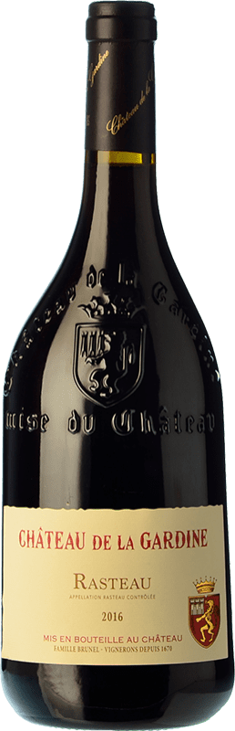 免费送货 | 红酒 Château de La Gardine 岁 I.G.P. Vin de Pays Rasteau 罗纳 法国 Syrah, Grenache 75 cl