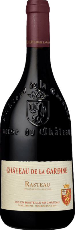 Бесплатная доставка | Красное вино Château de La Gardine Crianza — Крианса I.G.P. Vin de Pays Rasteau Рона Франция Syrah — Сира, Garnacha — Гренаш 75 cl