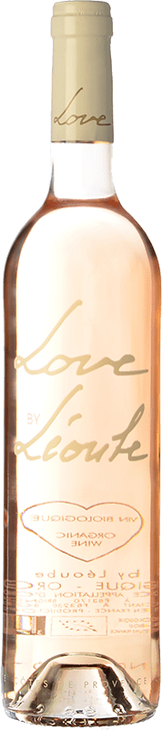Envoi gratuit | Vin rose Château de Léoube Love Jeune A.O.C. Côtes de Provence Provence France Grenache, Mourvèdre, Cinsault Biologique 75 cl
