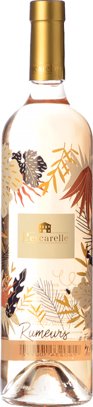 Free Shipping | Rosé wine Château de l'Escarelle Rumeurs Rosé Young Provence France Syrah, Grenache, Cinsault 75 cl