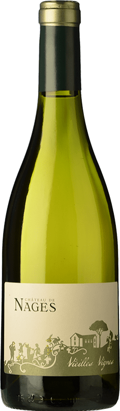 15,95 € | Vino blanco Château de Nages Vieilles Vignes Blanco A.O.C. Costières de Nîmes Rhône Francia Garnacha Blanca, Roussanne, Viognier, Clairette Blanche Ecológico 75 cl