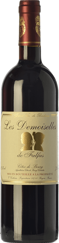 Spedizione Gratuita | Vino rosso Château Falfas Les Demoiselles de Falfas Giovane A.O.C. Côtes de Bourg bordò Francia Merlot, Cabernet Sauvignon, Cabernet Franc Biologico 75 cl