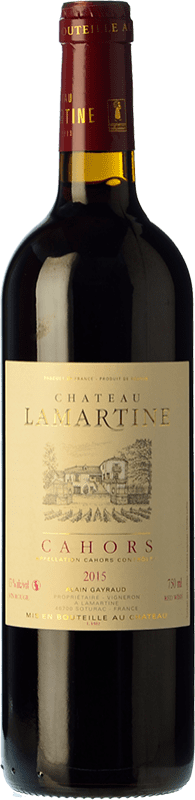 Бесплатная доставка | Красное вино Château Lamartine молодое A.O.C. Cahors Пьемонте Франция Merlot — Мерло, Malbec — Мальбек 75 cl