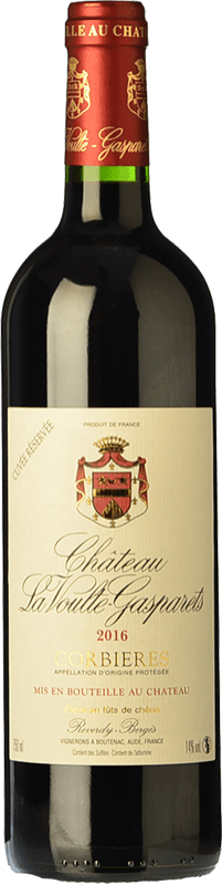13,95 € Spedizione Gratuita | Vino rosso Château La Voulte Gasparets Cuvée Riserva I.G.P. Vin de Pays Languedoc