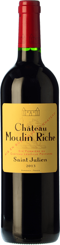 37,95 € Envoi gratuit | Vin rouge Château Léoville Poyferré Château Moulin Riche Crianza A.O.C. Saint-Julien