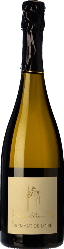 Envio grátis | Espumante branco Château Pierre-Bise Seco A.O.C. Crémant de Loire Loire França Chenin Branco 75 cl