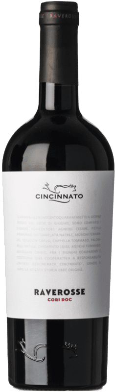 10,95 € Envío gratis | Vino Tinto Cincinnato Raverosse D.O.C. Cori