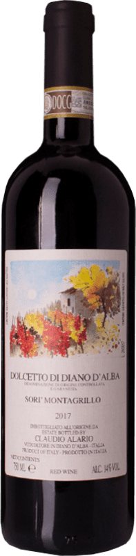 免费送货 | 红酒 Claudio Alario Sorì Montagrillo D.O.C. Dolcetto di Diano d'Alba - Diano d'Alba Carema 皮埃蒙特 意大利 Dolcetto 75 cl