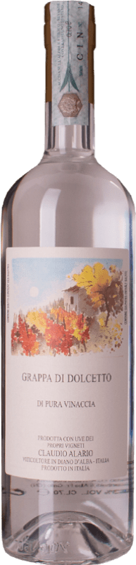 Envío gratis | Grappa Claudio Alario Dolcetto I.G.T. Grappa Piemontese Piemonte Italia 70 cl