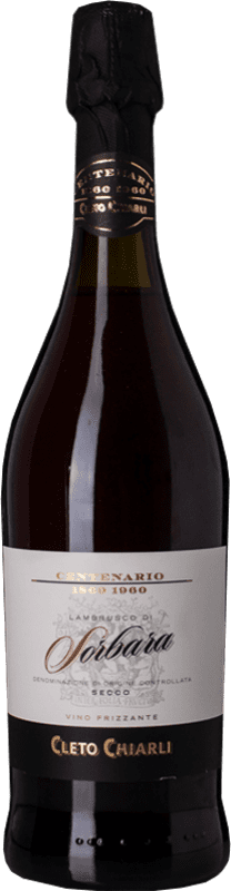 免费送货 | 红酒 Cleto Chiarli Secco Centenario D.O.C. Lambrusco di Sorbara 艾米利亚 - 罗马涅 意大利 Lambrusco di Sorbara 75 cl