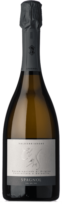 13,95 € | Белое игристое Col del Sas брют D.O.C.G. Prosecco di Conegliano-Valdobbiadene Венето Италия Glera 75 cl