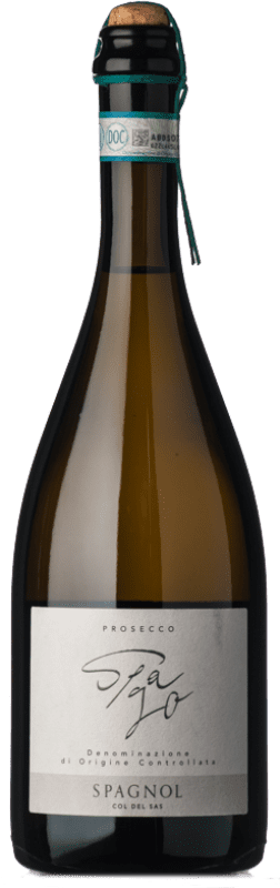 Бесплатная доставка | Белое игристое Col del Sas Frizzante Spago D.O.C. Prosecco Венето Италия Glera 75 cl