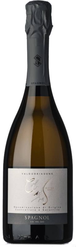 Бесплатная доставка | Белое игристое Col del Sas Extradry Экстра сухой D.O.C.G. Prosecco di Conegliano-Valdobbiadene Венето Италия Glera 75 cl