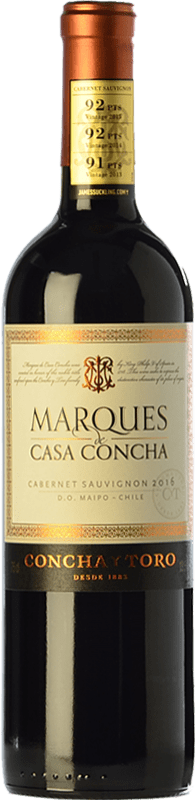 15,95 € | 红酒 Concha y Toro Marqués de Casa Concha 岁 I.G. Valle del Cachapoal 智利 Cabernet Sauvignon 75 cl