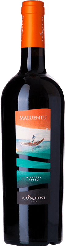 Бесплатная доставка | Красное вино Contini Nieddera Maluentu I.G.T. Tharros Sardegna Италия 75 cl