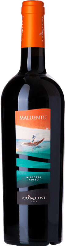 Free Shipping | Red wine Contini Nieddera Rosso Maluentu I.G.T. Tharros Sardegna Italy 75 cl