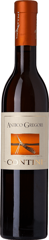 Free Shipping | White wine Contini Antico Gregori D.O.C. Vernaccia di Oristano Sardegna Italy Vernaccia Half Bottle 37 cl