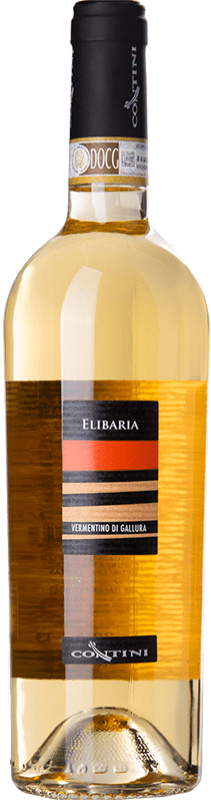 Бесплатная доставка | Белое вино Contini Elibaria D.O.C.G. Vermentino di Gallura Sardegna Италия Vermentino 75 cl